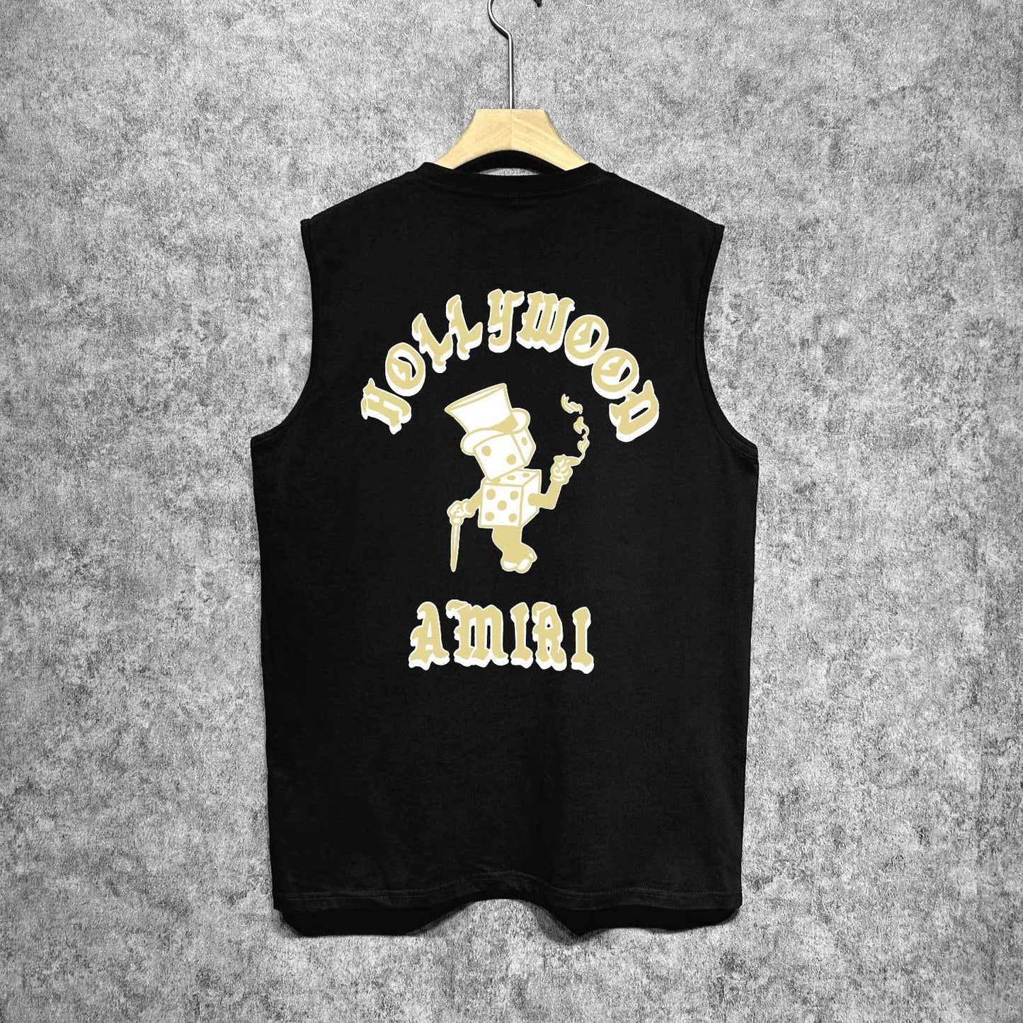 Amiri tank top dice man print