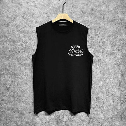 Amiri tank top hollywood club printing