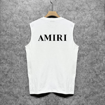 Amiri tank top new thick letterprinting