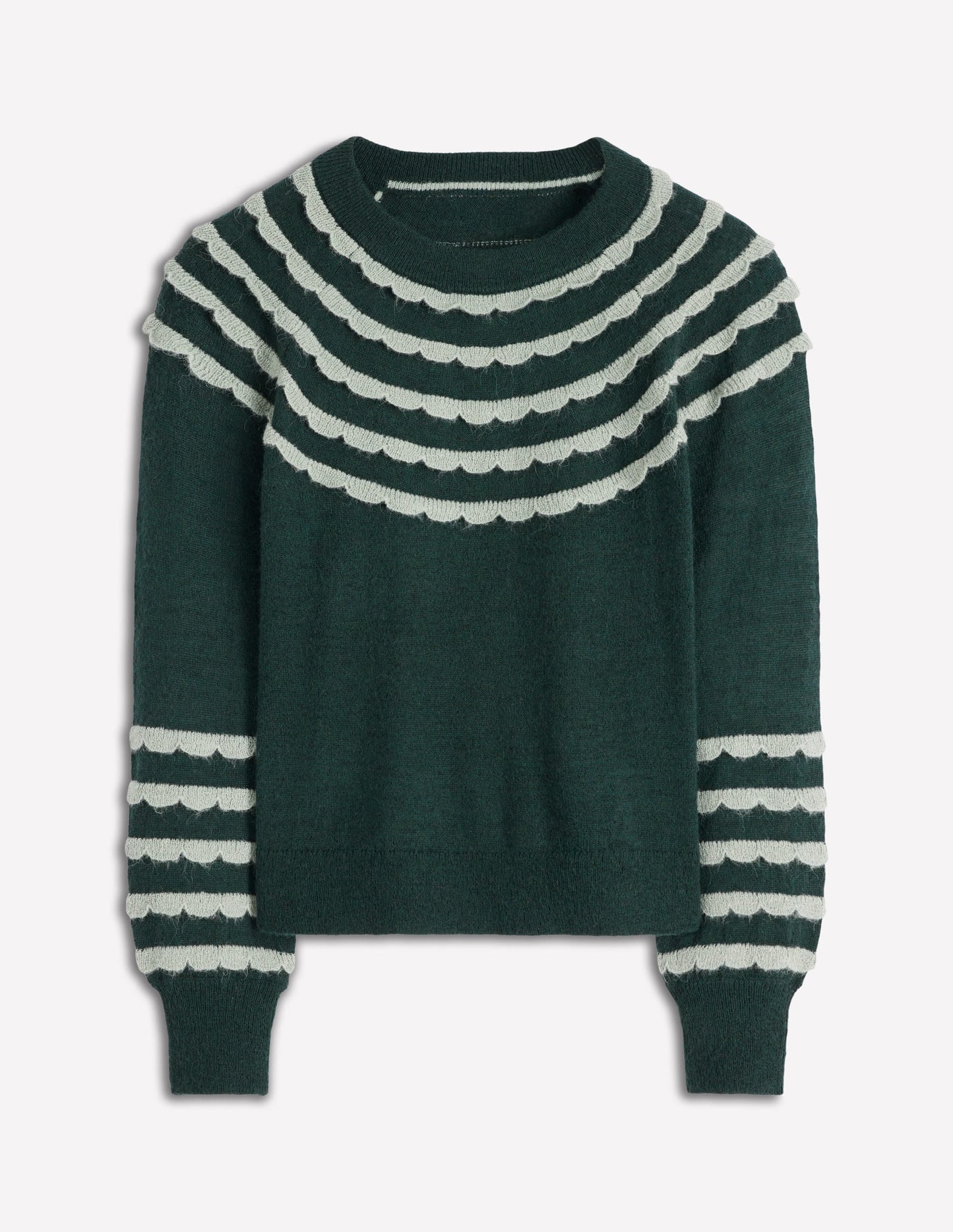 Alice Fluffy Raglan Jumper-Botanical Garden