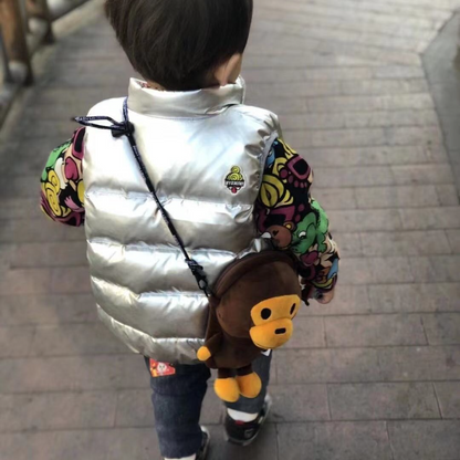 Baby milo children crossbody bag monkey children diagonal span mini shoulder bag