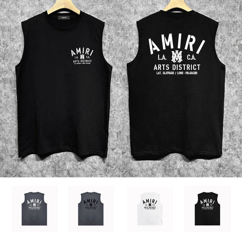 Amiri tank top los angeles california printing