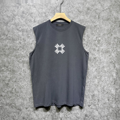 Amiri tank top with small simple letter print