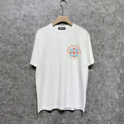 Amiri t shirts floral print short sleeve