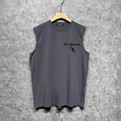 Amiri tank top sanskrit printing