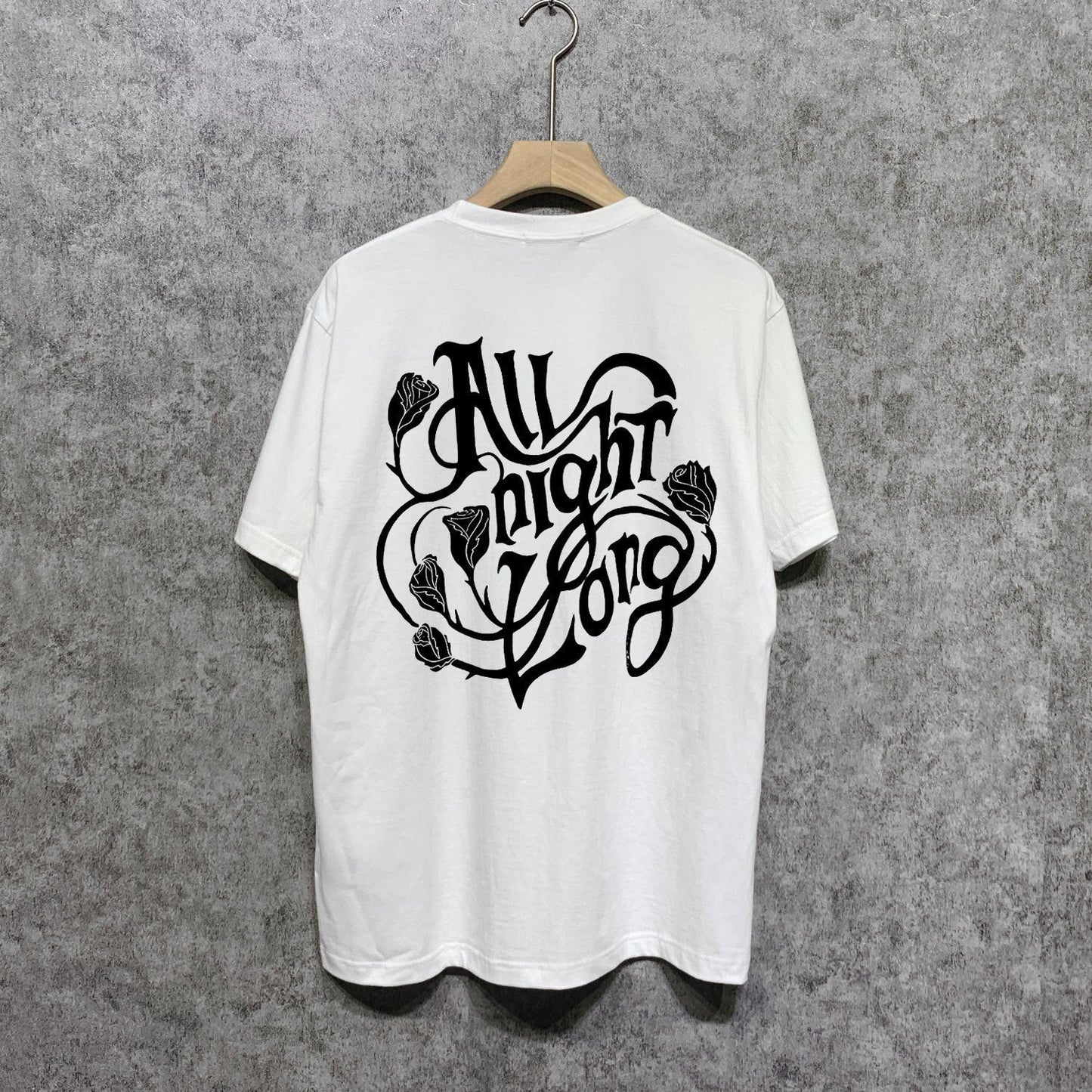 Amiri t shirts morning glory printing short sleeve