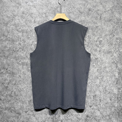 Amiri tank top big bad wolf letterprinting