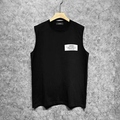 Amiri tank top hollywood art word printing