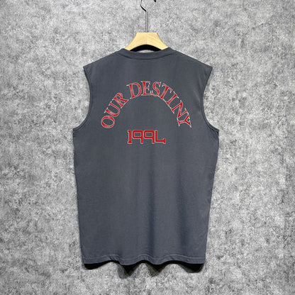 Amiri tank top oil painting girl printing