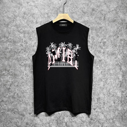 Amiri tank top coconut beach print