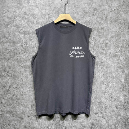 Amiri tank top hollywood club printing