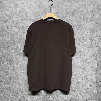 Amiri t shirts flame gold letterprinting short sleeves