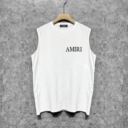 Amiri tank top angel sketch printing