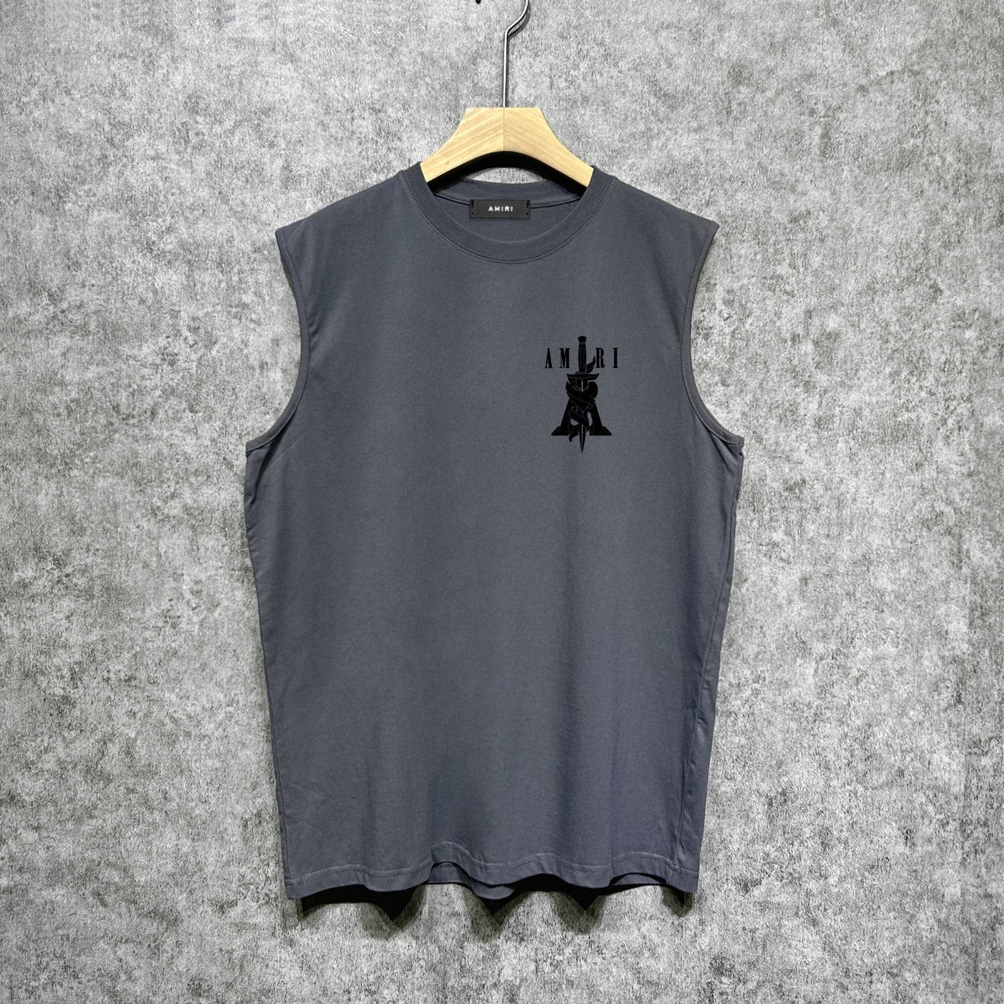 Amiri tank top sword printing