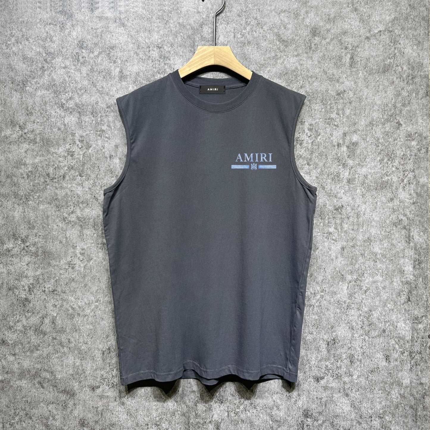 Amiri tank top with crayon horizontal stripes printing