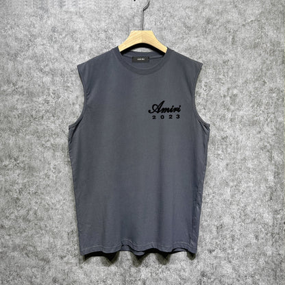 Amiri tank top giant rabbit printing
