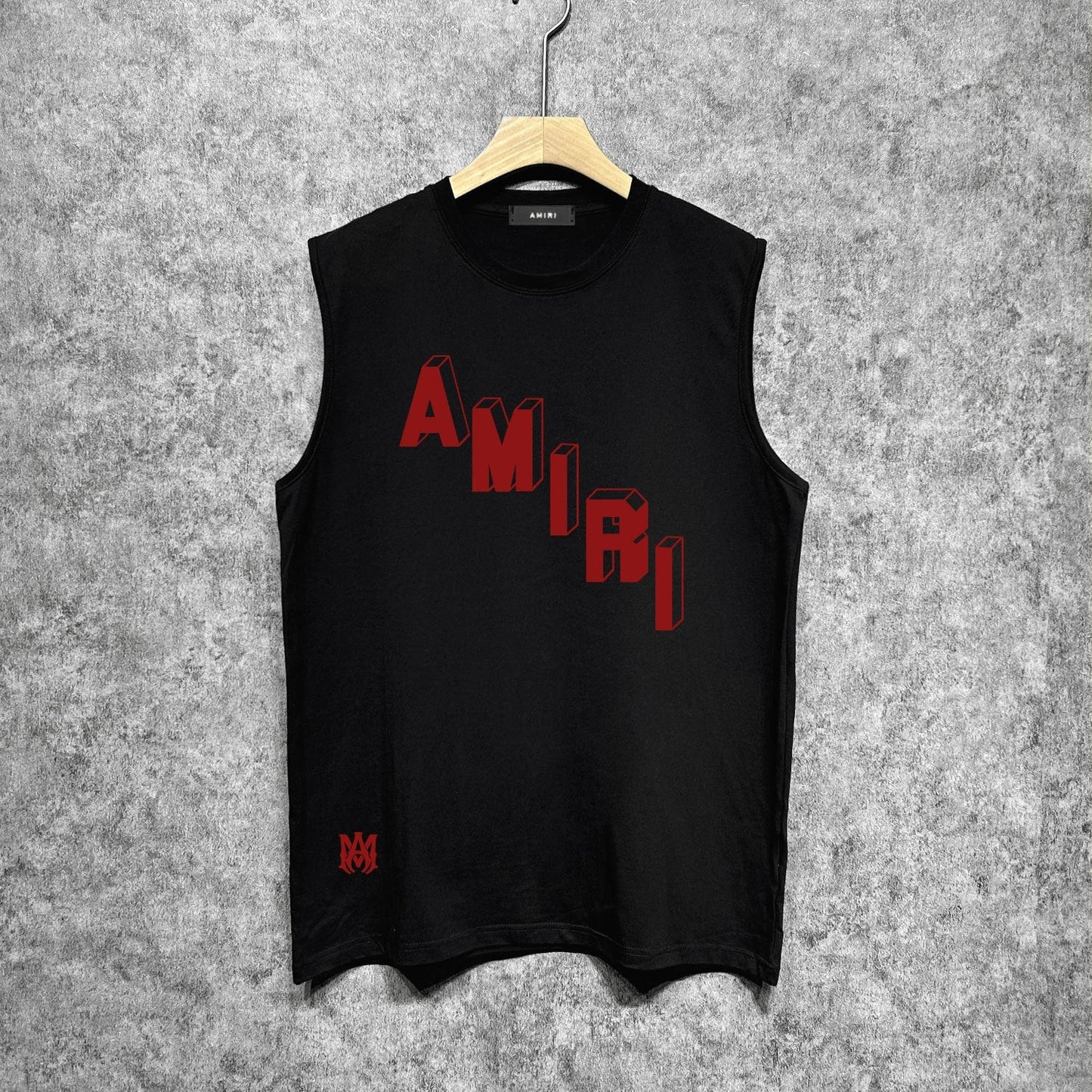 Amiri tank top stereoletter digital printing