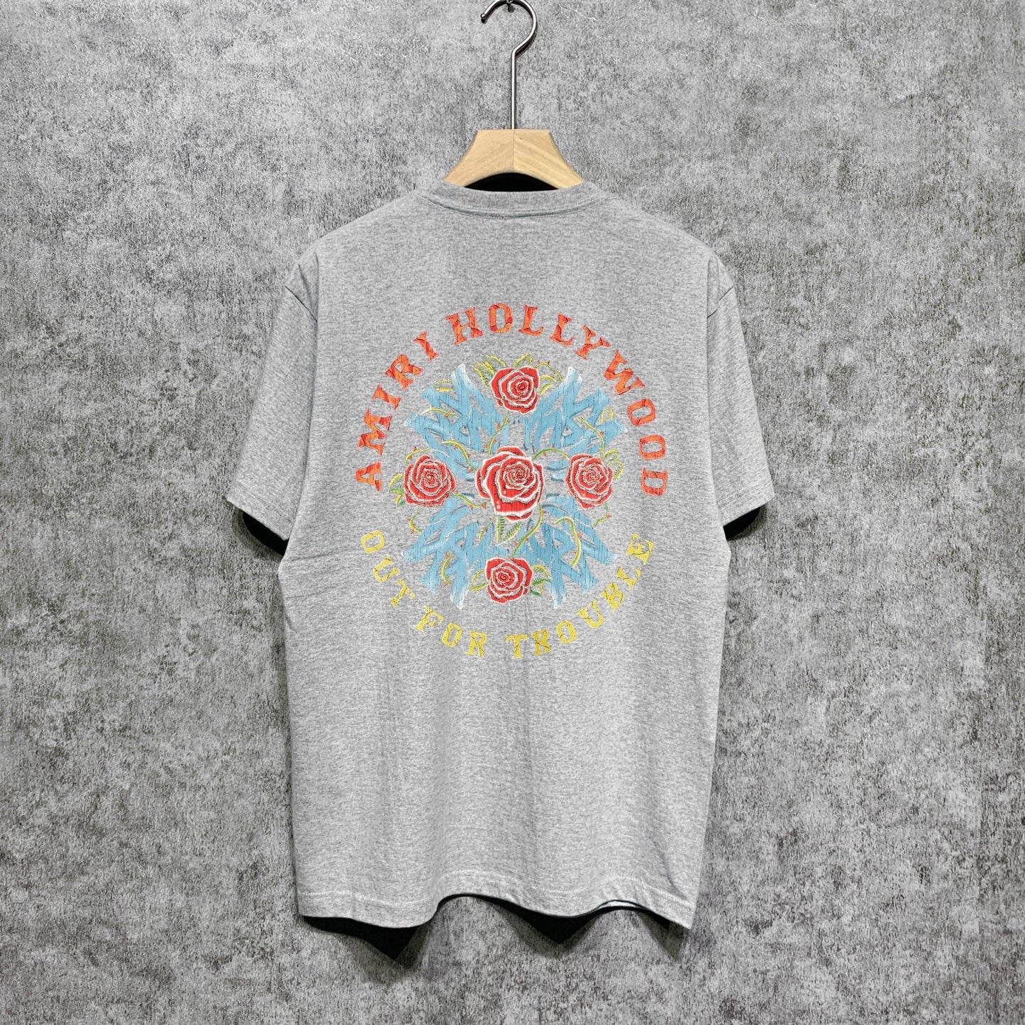 Amiri t shirts floral print short sleeve