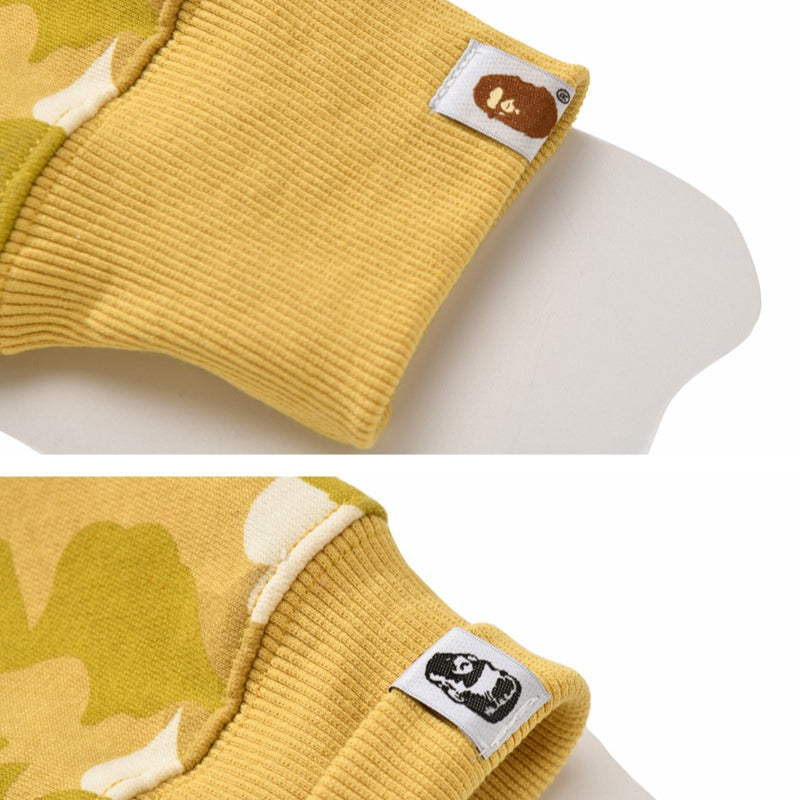Bathing Ape Hoodie Shark Double Hood Camo Hooded Zip Cardigan Sweater