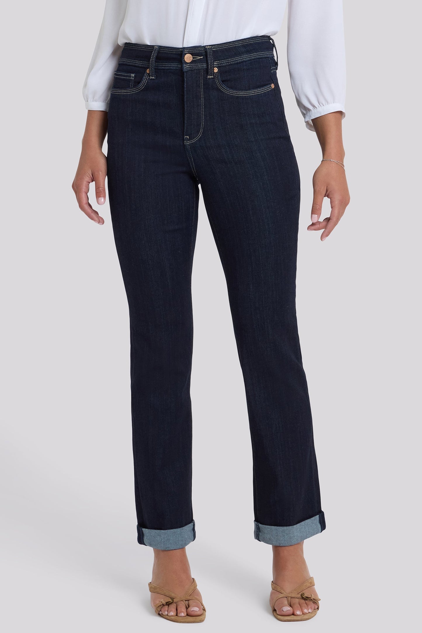 Marilyn Straight Jeans - Morning Tides