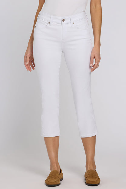 Chloe Capri Jeans - Optic White