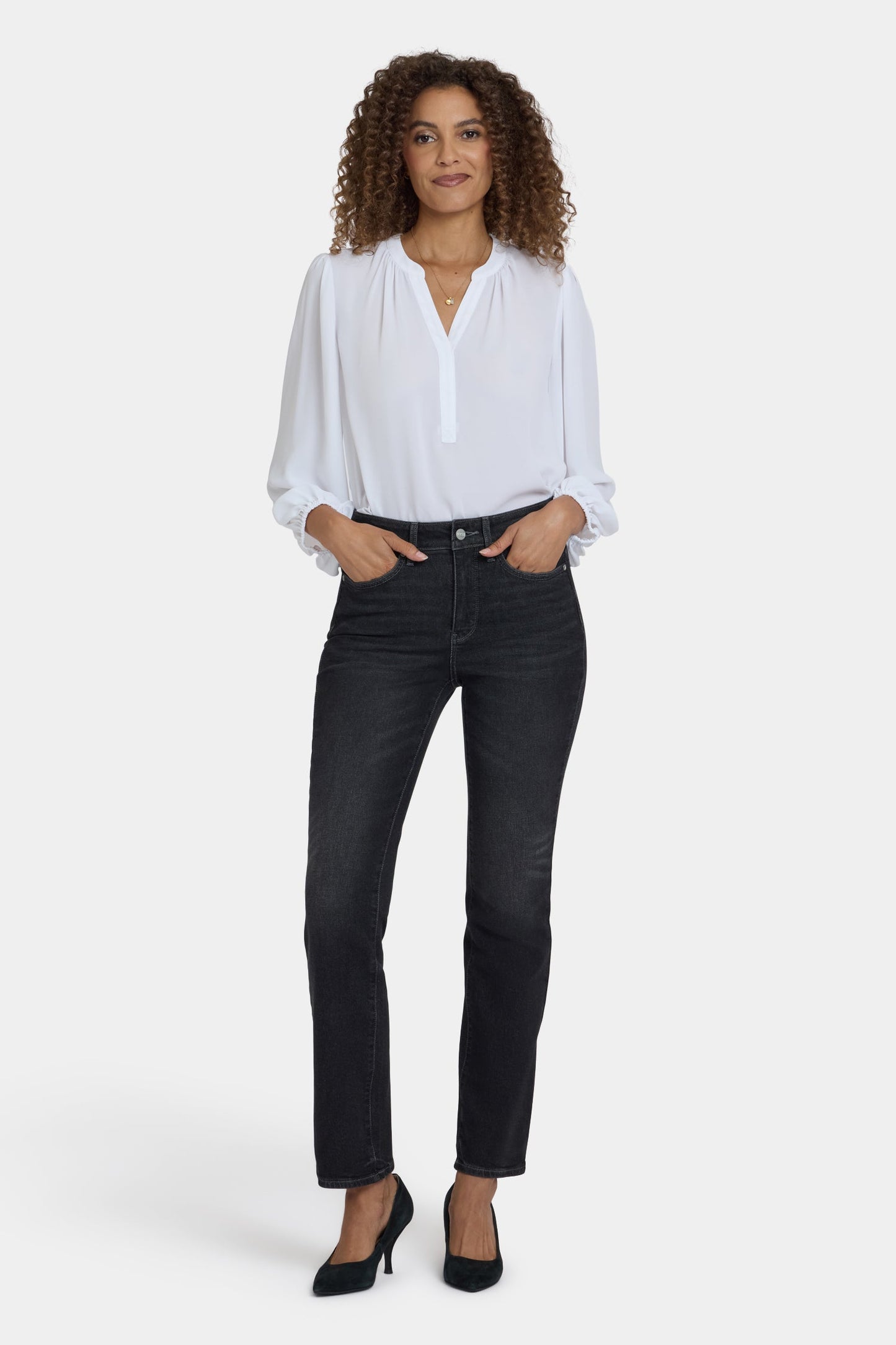 Marilyn Straight Jeans - Paris Lights