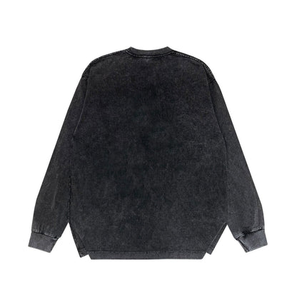 Amiri Long-Sleeve Shirt Cobra Pattern Vintage Long Sleeve T-shirt