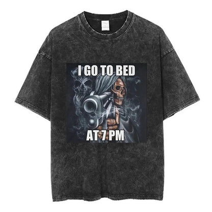 Autism Skeleton Meme T Shirt Funny Skull Men Women Fashion