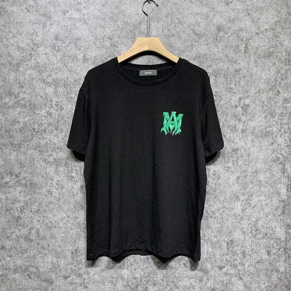 Amiri T Shirt Parrot Printing Casual Round Neck