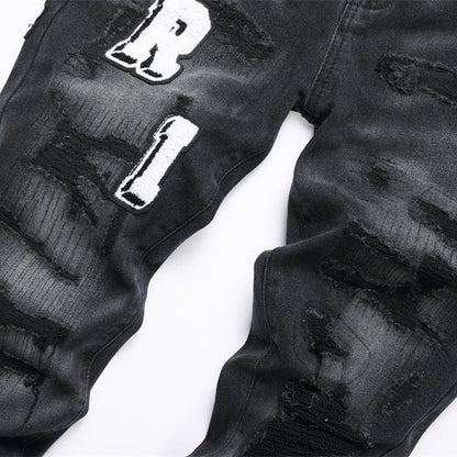 Amiri Jeans Ripped Stretch Jeans