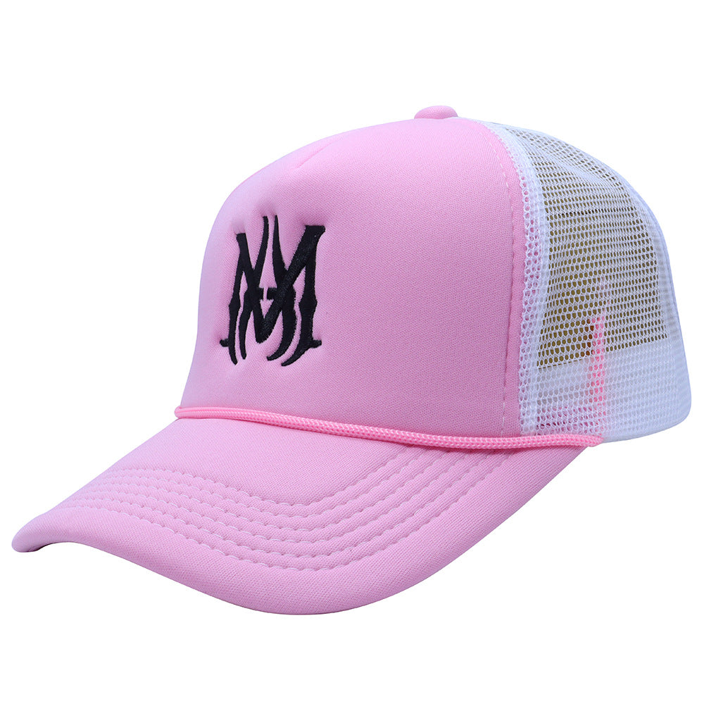 Amiri Hat Mesh Cap Baseball Cap Embroidered Truck Cap Sun Cap