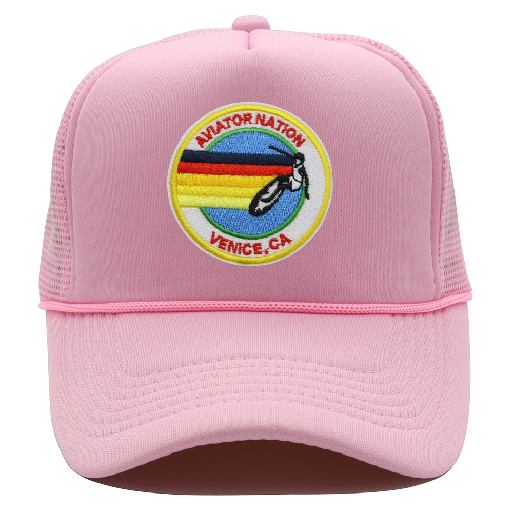 Bass Pro Shops Hat Spring/Summer Embroidery Baseball Cap Outdoor Sports Mesh Cap Cap