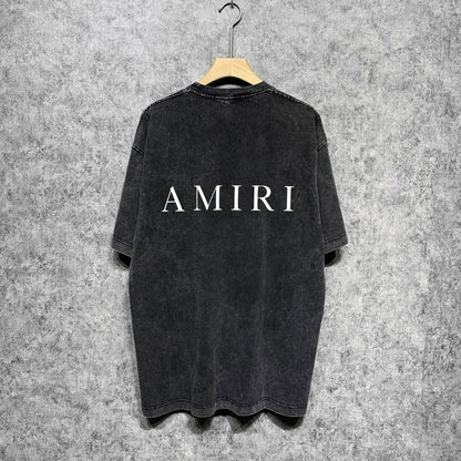 Amiri T-Shirt Distressed Retro Short Sleeve T-shirt