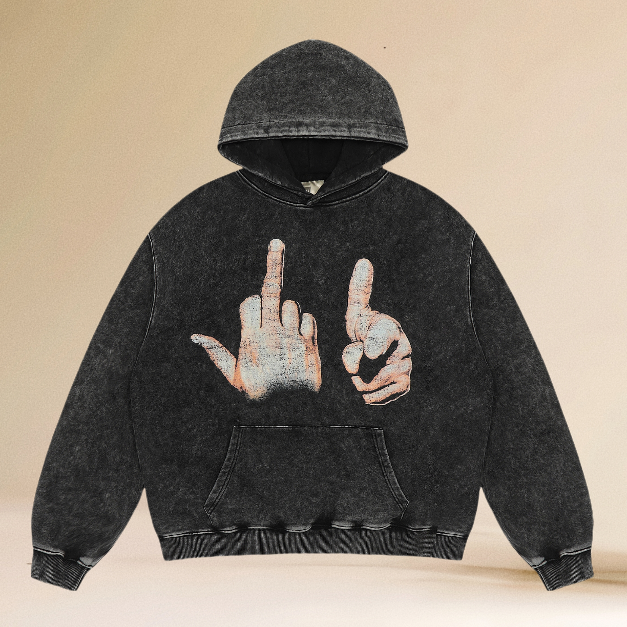 Asap Rocky Hoodie print men's and women's autumn and winter sweater VINTAGE washed and old
