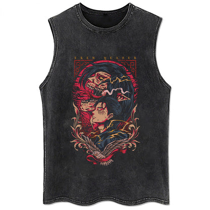 Anime Attack On Titan T-Shirt Hip Hop Oversized Streetwear