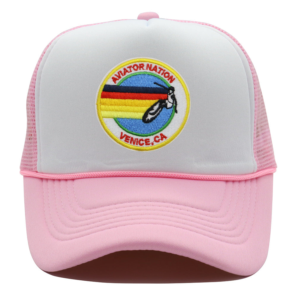 Bass Pro Shops Hat Spring/Summer Embroidery Baseball Cap Outdoor Sports Mesh Cap Cap