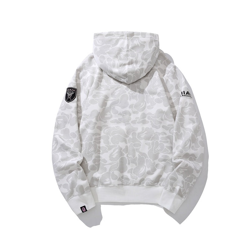 Bathing Ape Hoodie Autumn Camouflage Hooded Pullover Sweater