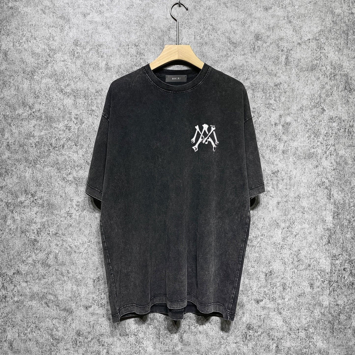 Amiri T-Shirt Distressed Retro Short Sleeve T-shirt