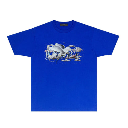 Amiri T Shirts Fashion Brand Short Sleeve T-shirt Shirt