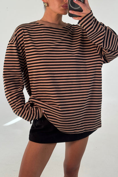Asher Long Sleeve Mocha - FINAL SALE