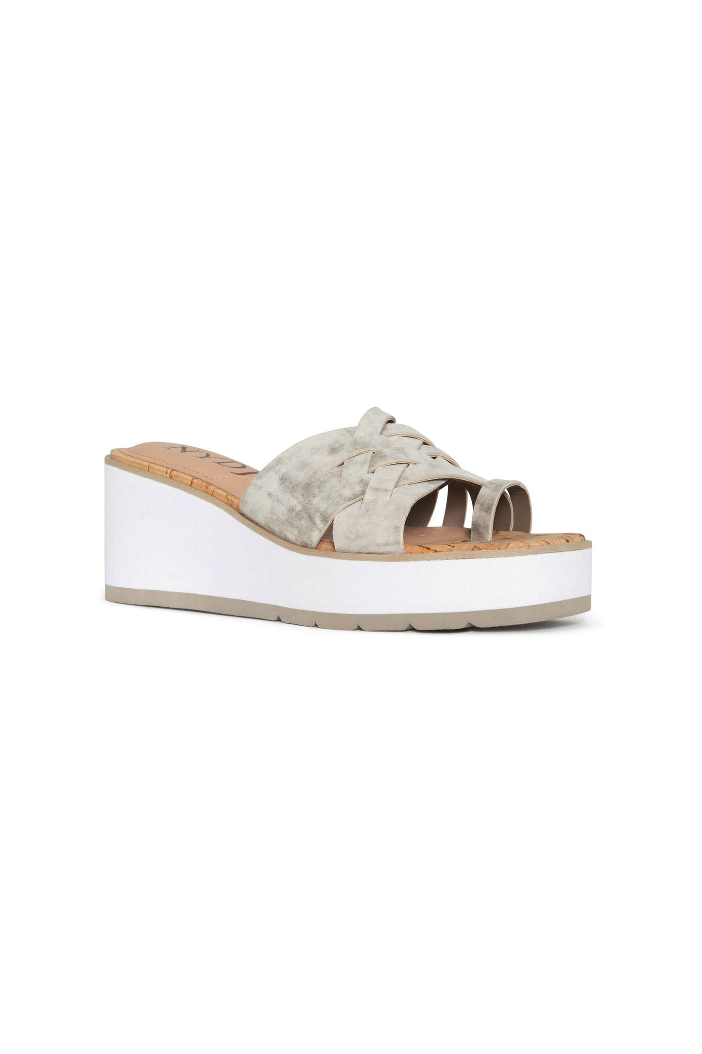 Reesie Wedge Sandals - Pewter
