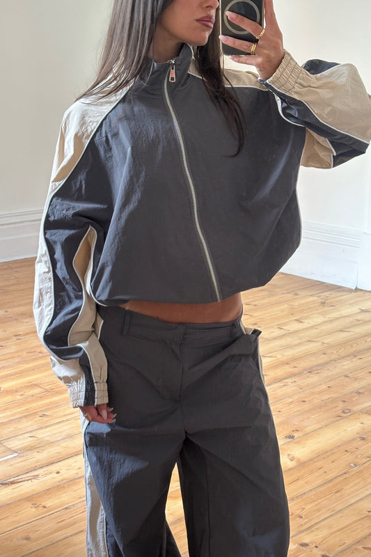 Cleo Windbreaker Grey