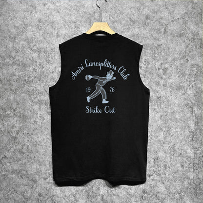 Amiri tank top bowling print