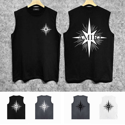Amiri tank top star shield print