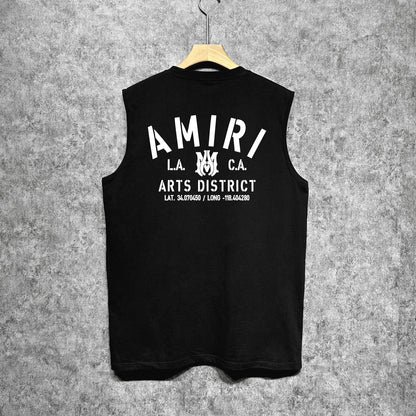 Amiri tank top los angeles california printing
