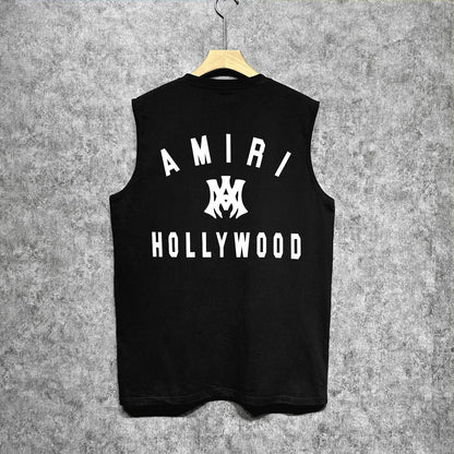 Amiri tank top hollywood spider printing