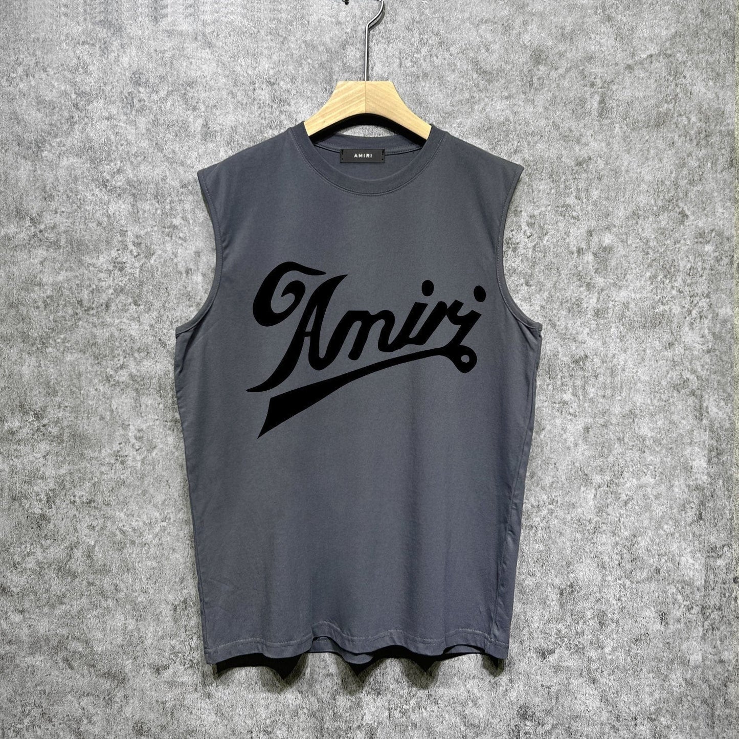 Amiri tank top with flowing letter print