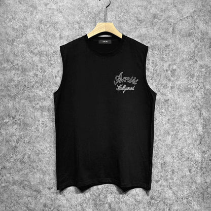 Amiri tank top letter padded printing