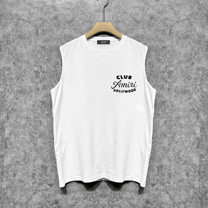 Amiri tank top hollywood club printing