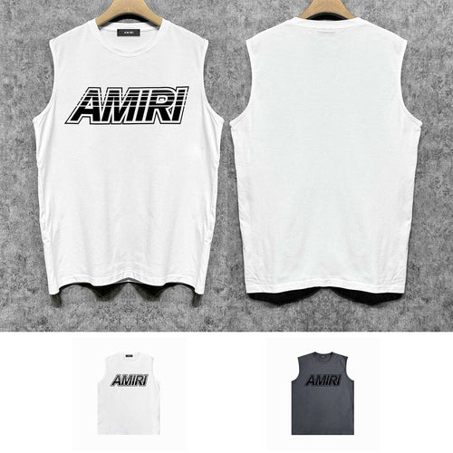 Amiri tank top missing grid printing